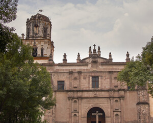 Parroquia San Juan Bautista Coyoacán, Baroque church and former convent from the beginning of Cortés's conquest of Aztec Mexico in the 16th century