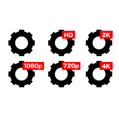 動画画質アイコン