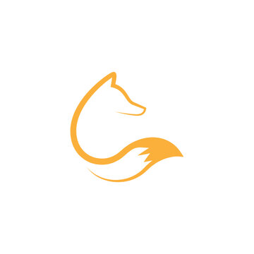 Fox icon logo design