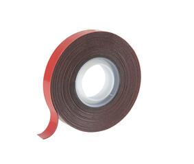 double sided adhesive tape isolated on white background