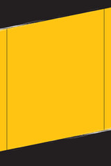 yellow sign on black background