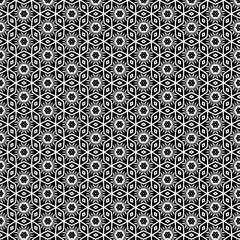 Geometric Artistic Black White Hexagonal Shape Texture Wallpaper Background Interior Graphics Design Fashion Fabric Cloth Textile Tile Wrapping Paper Decorative Element Laminate Backdrop Art Pattern