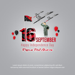 Vector illustration for Papua New Guinea Independence Day