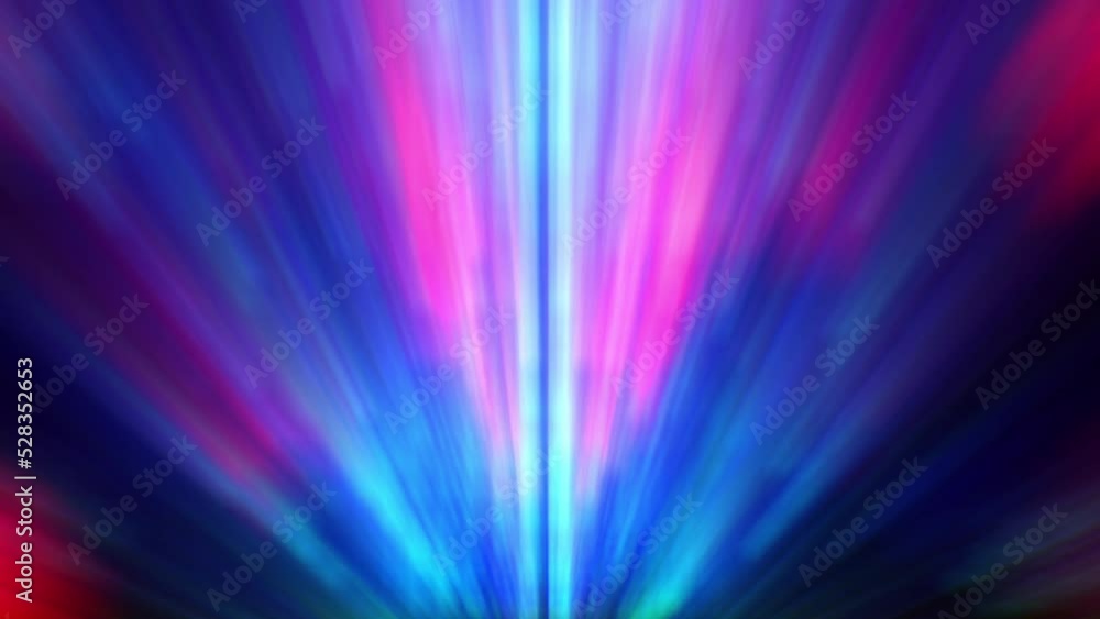 Poster 4k abstract seamless loop blurred glow blue red shine rays streak particles flow swirl effect motion