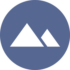 blue mountain icon