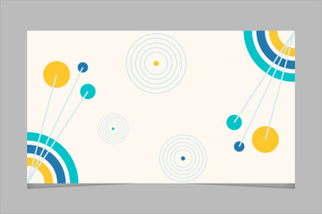 Modern abstract geometric web desktop background