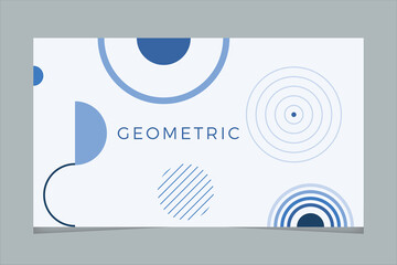 White elegance geometric banckground desktop template