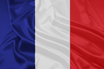 France National Flag Waves