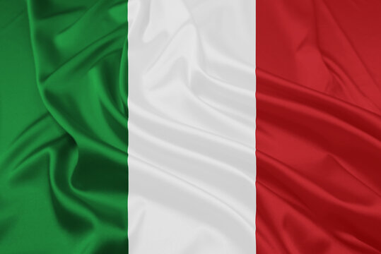 Italy National Flag Waves