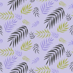 Fototapeta na wymiar Fabric pattern. Fabric pattern that is a small leaf pattern. for a set of clothes