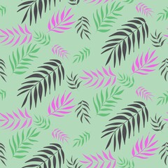 Fabric pattern. Fabric pattern that is a small leaf pattern. for a set of clothes
