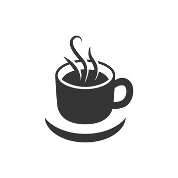 recommend clip art: Coffee in cup icon isolated, the view from top of mug, coaster icon vector design silhouette illustration 