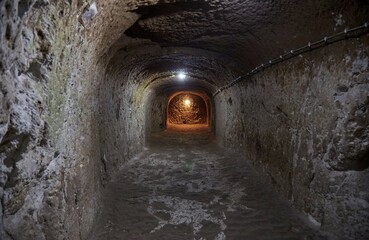 Fototapeta na wymiar Cappadocia's Underground City of Derinkuyu