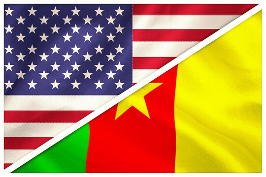 Flags of Cameroon and America