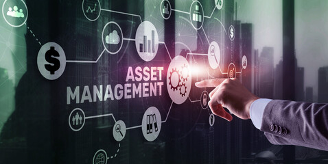 Fototapeta na wymiar Asset Management. Financial real estate management concept