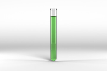 Test tube with chemical solution