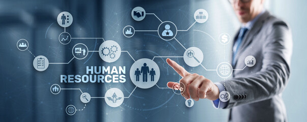 Human Resources Hiring Job Occupation Concept. Business Technology Internet