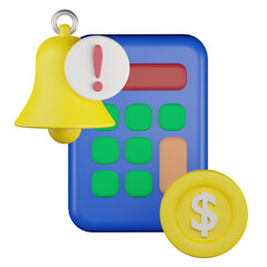 3d billing payment icon
