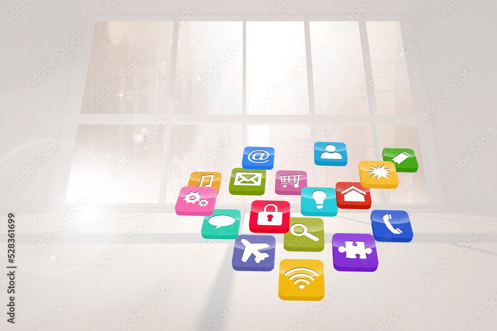 Poster computing application icons