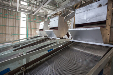 Rice grader machine in Ricemill factory