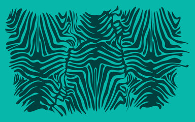 zebra skin abstract background african safari vector pattern