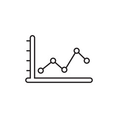 Finance line art icon design template vector illustration