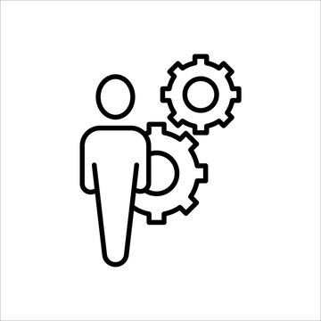 Management Symbol Icon Vector Design Illustration