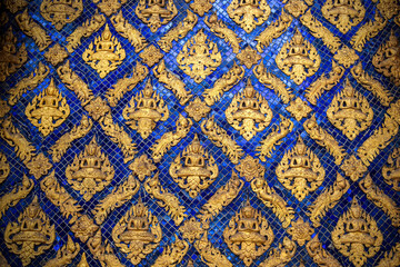 Thai pattern of Thai temple. texture background concept.
