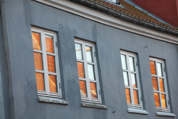 Old house in the streets of Tønder in Denmark