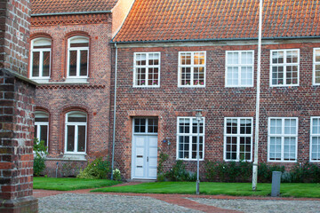 Old house in the streets of Tønder in Denmark