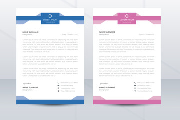 Corporate Modern Letterhead Design Template