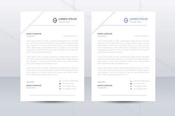 Corporate Modern Letterhead Design Template