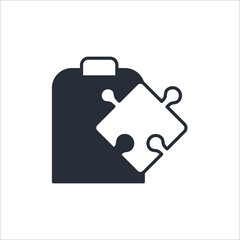Puzzle Symbol Icon Vector Design Illustration
