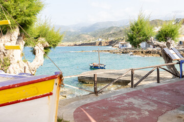 View from the sea food restaurant