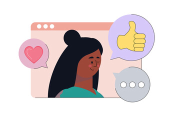 Social media concept