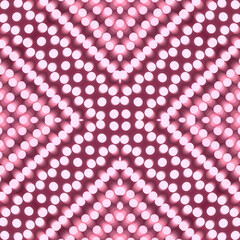 Kaleidoscopic pattern of cylindrical shapes with a trendy gradient. Geometric digital background. 3d render illustration