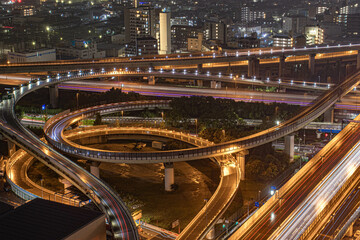 Fototapeta na wymiar 東大阪JTCの夜景