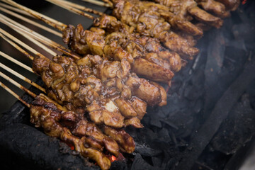 Grilling Satay