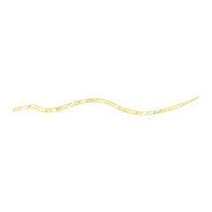Gold Wavy line