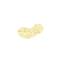 Gold Glitter Shape