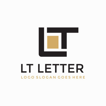 LT Letter industry logo vector image