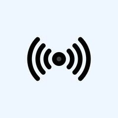 Hotspot icon in filled line style about user interface, use for website mobile app presentation