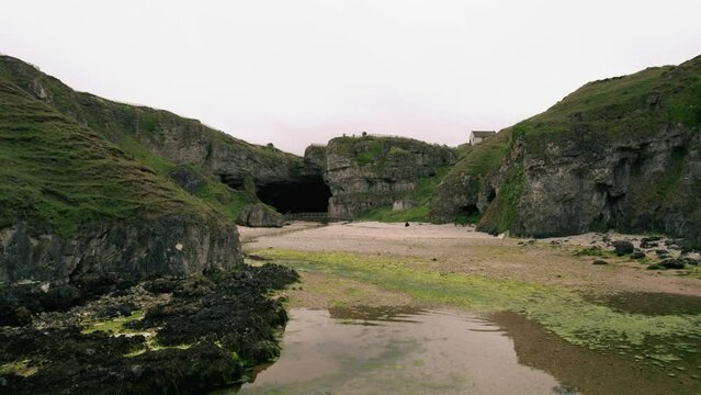 Sea cave in Durness, Sutherland, Scotland