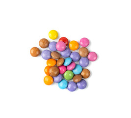 Small Round Candies Isolated