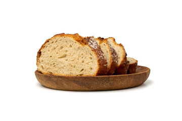 Homemade Sliced Bread Isolated