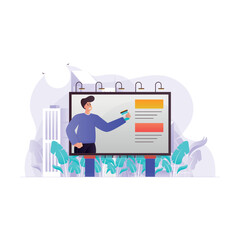 Brand Advertising illustration for landing page