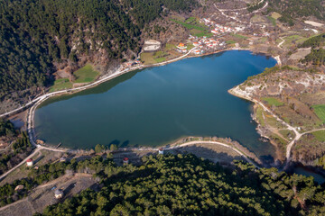 Windmills of Cubuk Lake (Çubuk Gölü), Goynuk - Bolu - Turkey