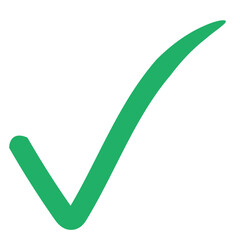 green check mark without background
