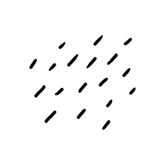 abstract scribble line art illustration for design element