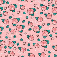 Pattern with simple pretty small kawaii flowers, little floral liberty seamless texture background. Spring, summer romantic blossom flower garden seamless pattern for your designs